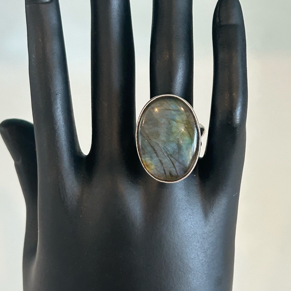 Sajen Sterling Labradorite Ring - Picture 2 of 8